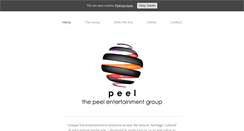 Desktop Screenshot of peelentertainmentgroup.com